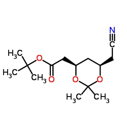 (4R,6R)-tret-butil-6-cianometil-2,2-dimetil-1,3-dioksano-4-acetatas CAS NR.{{ 10}}