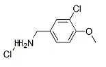3-chloro-4-metoksibenzilamino hidrochloridas CAS Nr .:41965-95-1
